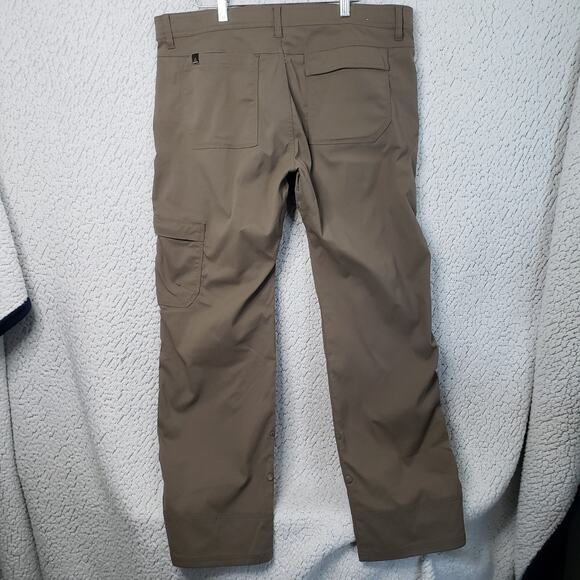 PrAna Stretch Zion Pants Men 38x30 Functional Hiking Outdoor Techwear - Picture 2 of 11